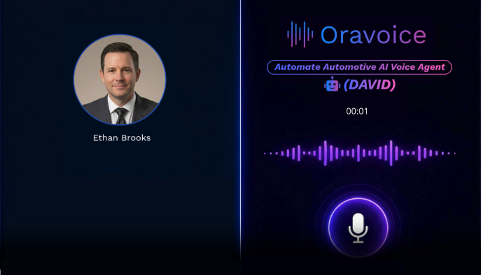 oravoice automotive AI voice agent demo — service scheduling and dealership call handling