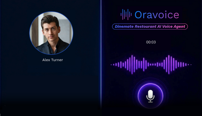 oravoice restaurant AI voice agent demo — reservation and takeout call handling